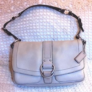 Coach Chelsea tan leather medium tote shoulder bag purse